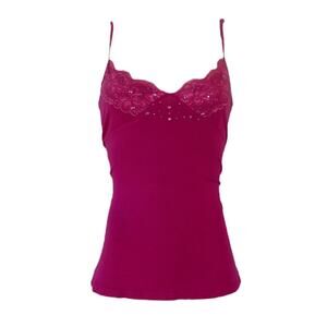 Fairycore cami top pink silver